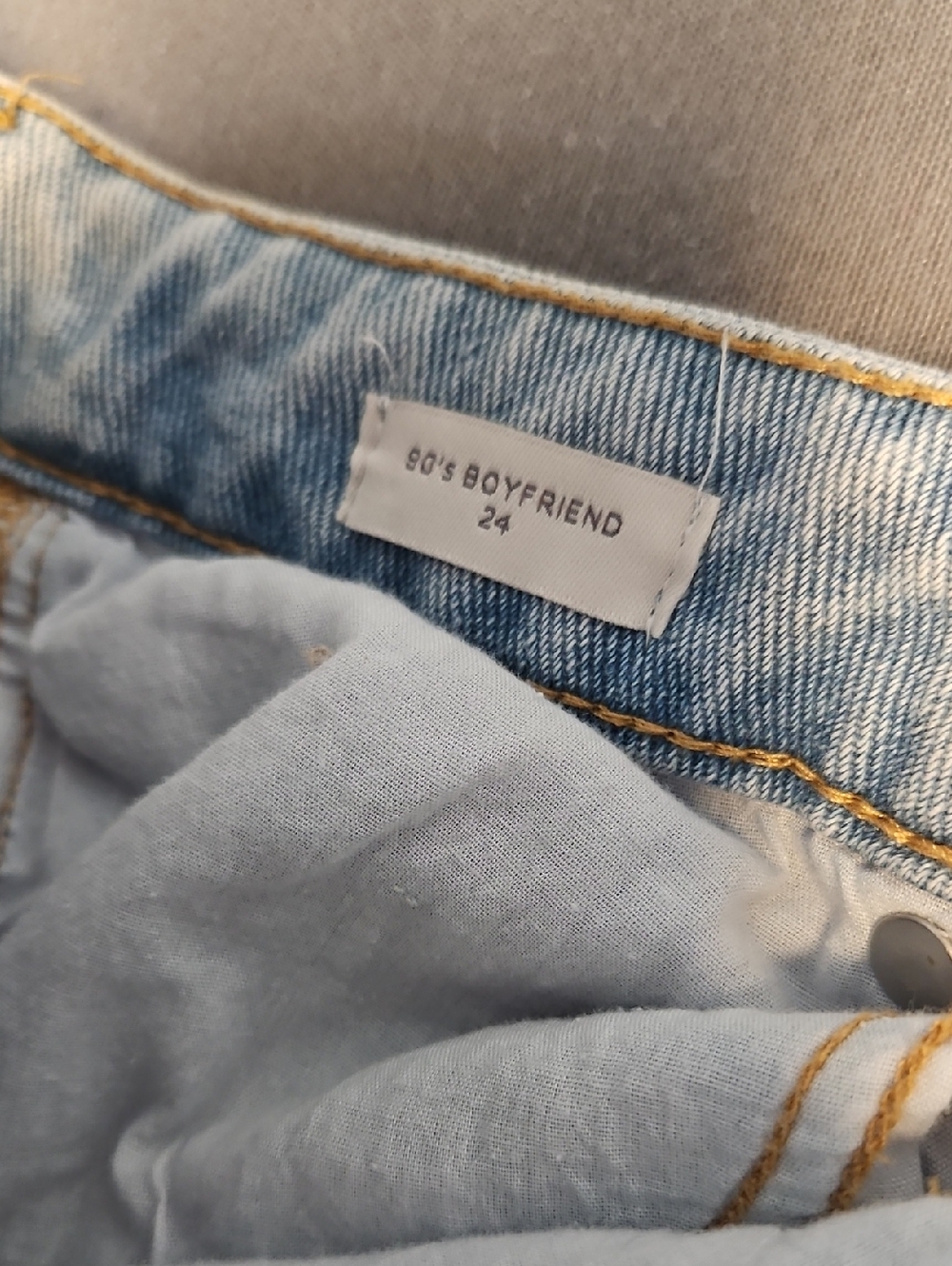 PacSun Pacific Sunwear Light Blue Jeans 90s Boyfriend Size 24 - Picture 7 of 7